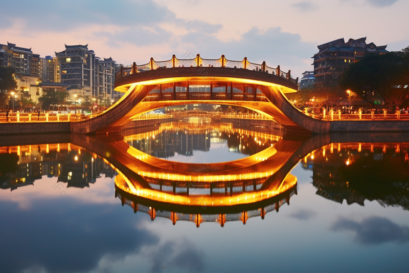 明亮的街道人气小吃街网红打卡景点夜景,高清,摄影图,摄影图片,图片大全,摄影图免费下载